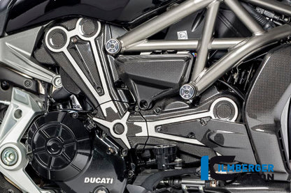 Cam belt covers with crome decal Ducati XDiavel'16