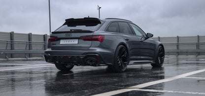 Audi C8 RS6 / RS7 Rear Diffuser - Visual Carbon Fibre with URBAN Emblem